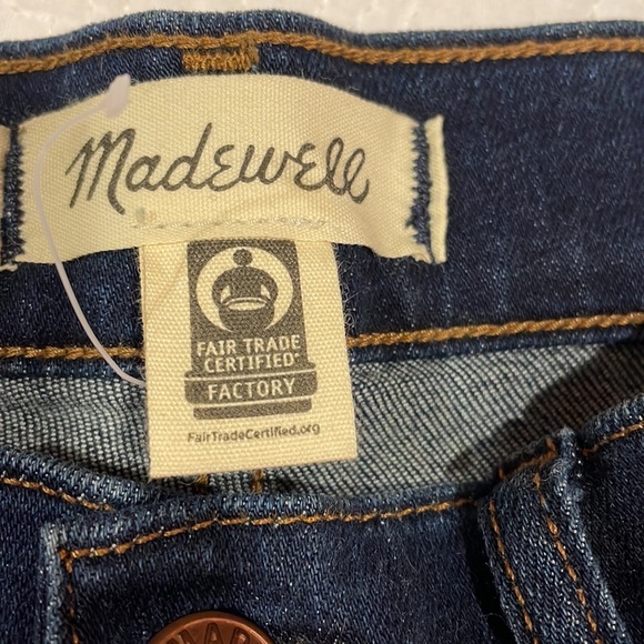 Madewell 10” high rise blue jean skinny size 27 - Picture 3 of 9